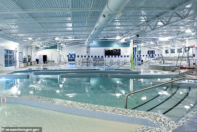 Dinerstein said he saw a person who appeared to be a man openly dressing in the women's locker room at the Newport Aquatic and Recreation Center (pictured).