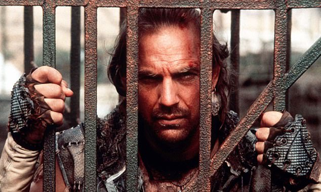 Just a few years after appearing in the megahit The Bodyguard, Costner's film Waterworld tanked at the box office.