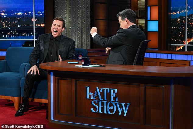 At one point, Howard claimed to be able to remember being in his mother's womb, echoing claims made by fellow actor Nicolas Cage on The Late Show With Stephen Colbert last month.