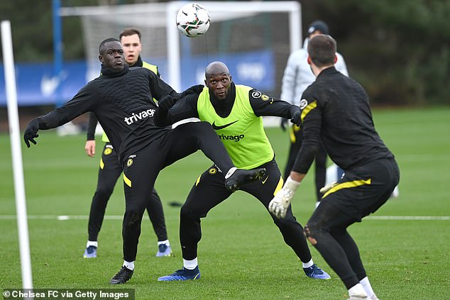 Malang Sarr (left) has been kept out of the first team picture entirely under Pochettino.