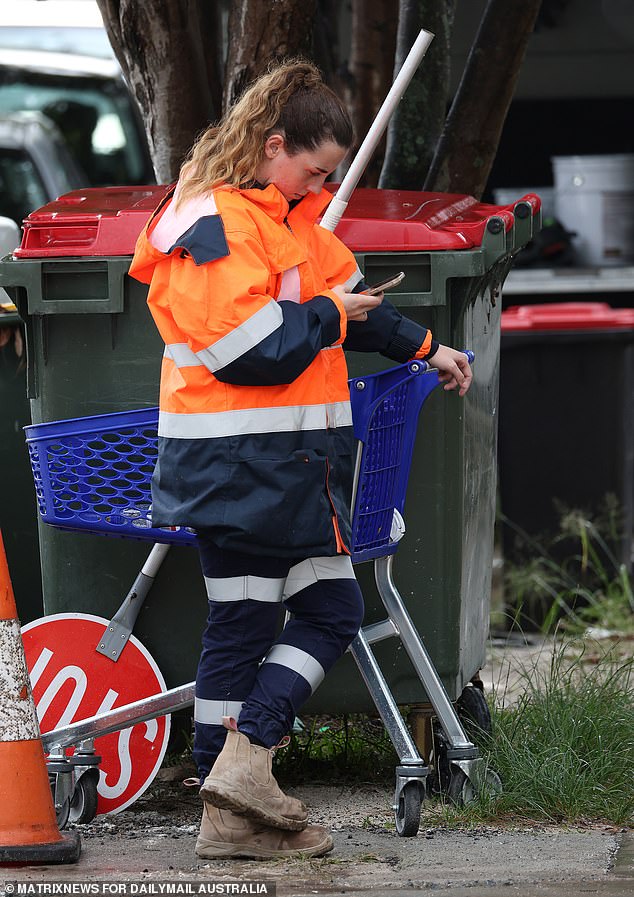 Albanese has continued to ignore rumors that he will go to the polls early as speculation grows over the timing of the next federal election (pictured, a traffic controller in Sydney).