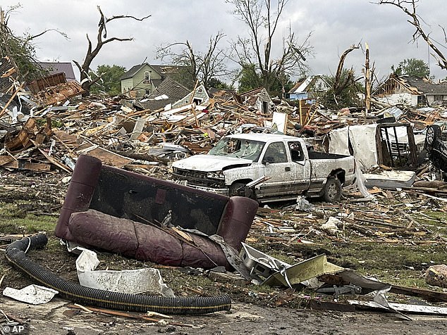 Shocking images from Greenfield showed widespread damage, with reports indicating that the city has also reported several injuries.