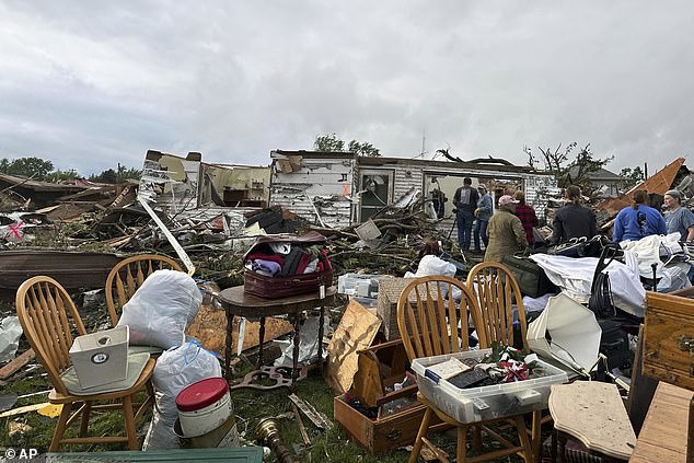 In total, across the Midwest, more than 25 million people were under a severe storm warning of at least Level 3 Tuesday night.