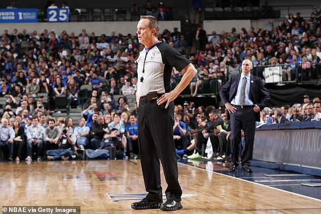 Spooner, seen here in 2018, officiated for 32 seasons before retiring in 2020.