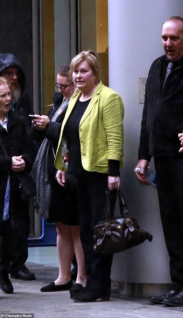 Carol Gowing, pictured outside the High Court in London, sued her uncles along with her four sisters.