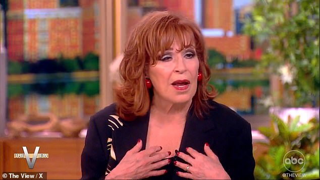 He said that although Biden is the same age as the attractive Joy Behar, he comes across as less sharp.