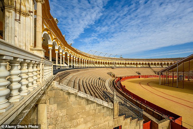 The Real Maestranza, Jeremy explains, is the ring where some of the greatest bullfighters, such as the slender, saturnine Manolete in the 1930s, captivated their fans with impressive skill and courage.