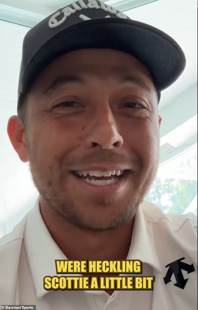 Schauffele also confirmed that the group photo has already changed to Scheffler's mugshot.