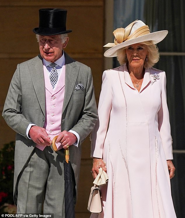 The cousins' bonding moment comes after King Charles and Queen Camilla delighted royal fans by wearing matching pink outfits when they attended a star-studded Buckingham Palace garden party earlier in this month.