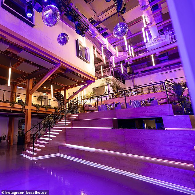 While DJs, stylish interiors and the opportunity to socialize are present at the music venue (pictured), alcohol remains prohibited, with mocktails served at the bar and bouncers on hand to enforce no-drinking rules alcohol.