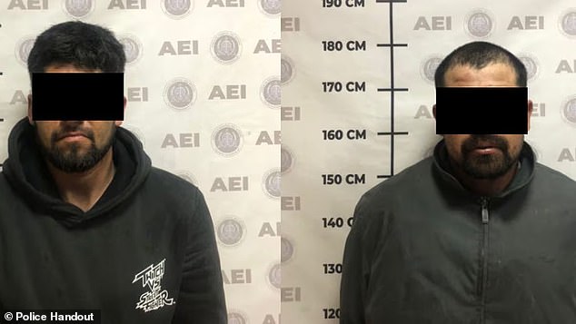 The brothers Jesús Gerardo García Cota and Cristian Alejandro García were two of the three suspects arrested. It is unclear which brother is which in their mugshots.