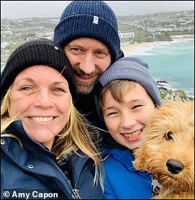 Amy Capon moved with her family to St Ives, Cornwall