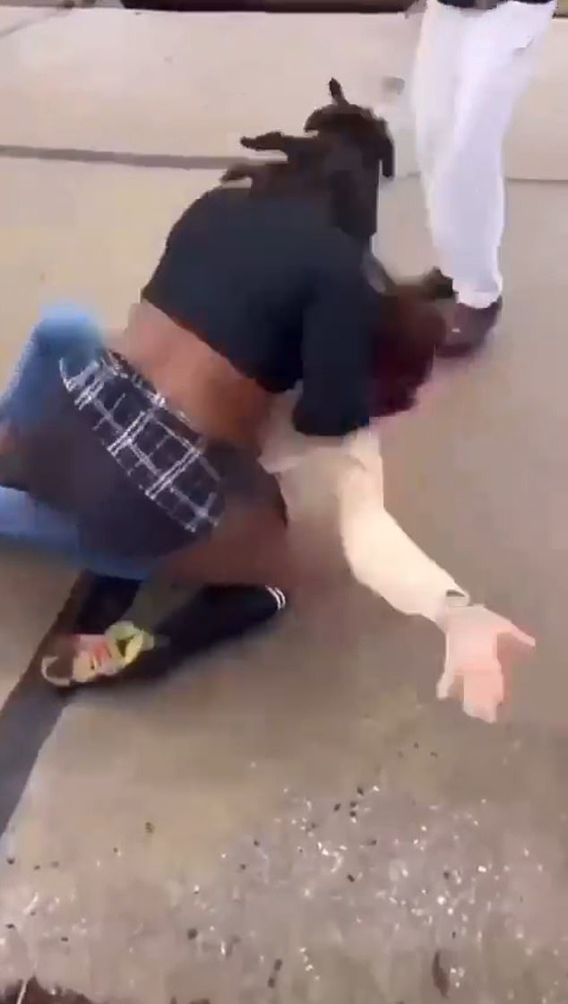 Footage of Gain, 16, being attacked by fellow student Maurnice Declue, 15, went viral, as Gain was seen being slammed into the concrete.