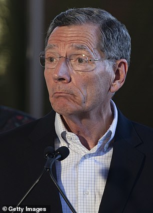 Sen. John Barrasso, the Senate's third most powerful Republican, said Tuesday he will run for whip, not leader.