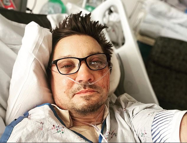 The Hollywood actor was hospitalized on New Year's Day 2023 after suffering blunt force trauma to the chest and 30 broken bones and has shared his recovery on social media.