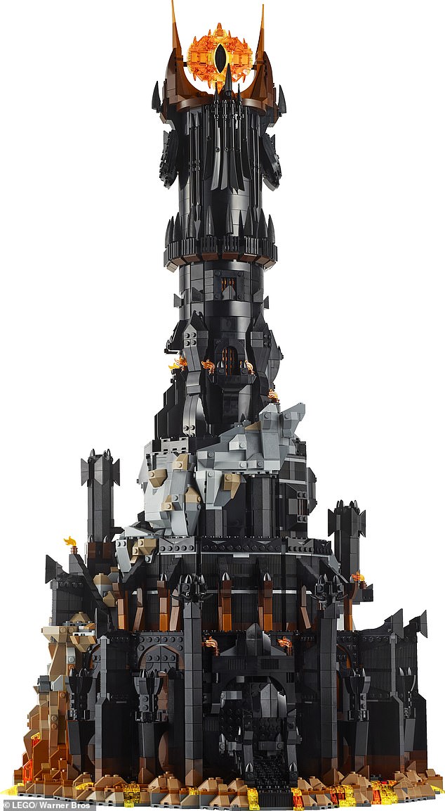 The Lord of the Rings: Barad-Dûr set (pictured) brings the menacing Tower of Mordor to life in spectacular detail