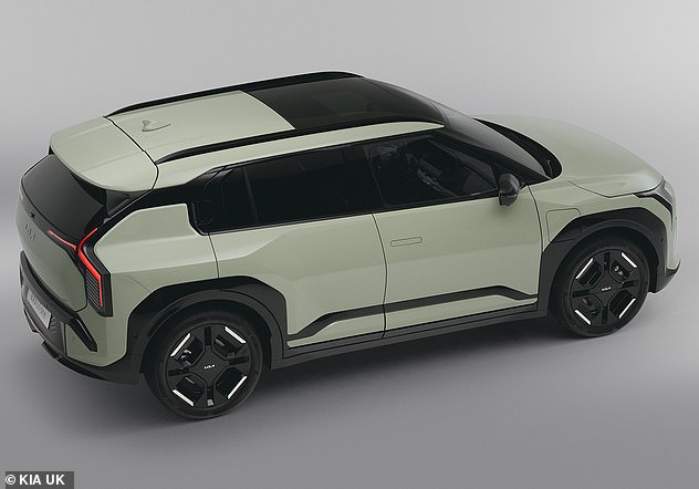 Kia has modeled the EV3 after the EV9, maintaining the very boxy look, the Kia 'Tiger Face' front and maximizing aerodynamic dynamics for maximum range performance.