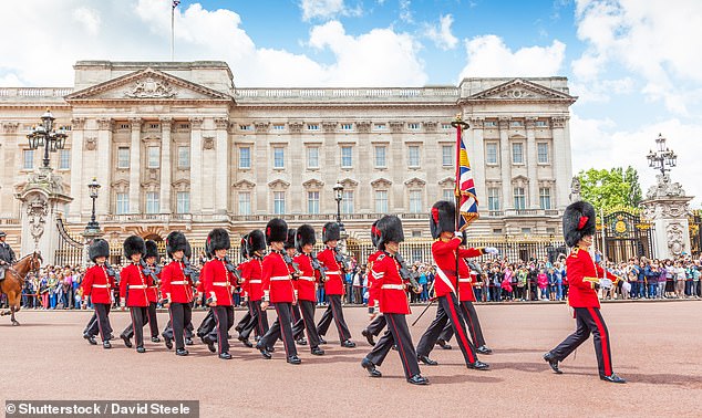 The changing of the guard occurs four times a week: every Monday, Wednesday, Friday and Sunday at 10:45 am