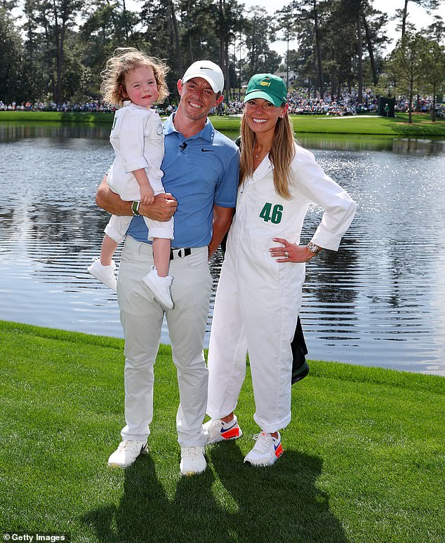 McIlroy's divorce filing reportedly calls for joint custody and the establishment of a parenting plan for the couple's four-year-old daughter Poppy (pictured).