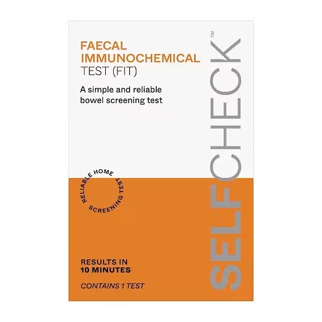 You can buy anything from a Self Check gut health test kit from Superdrug for £14.99 which looks for blood in your stool as a possible early warning of bowel cancer.