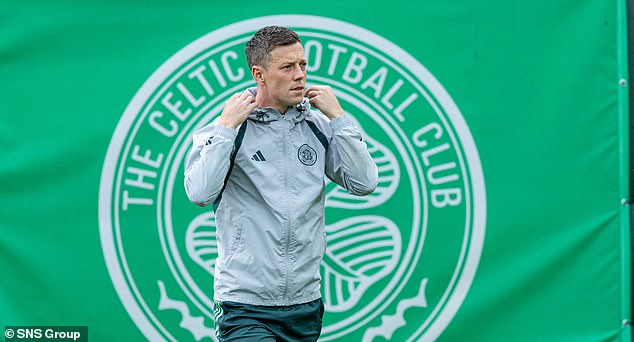 Celtic captain Callum McGregor will look to celebrate a league and cup double