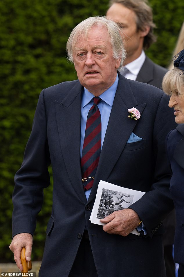 Queen Camilla and her first husband, Brigadier Andrew Parker Bowles, were reunited yesterday thanks to the shared memories of a dear friend - Ian Farquhar, 'one of the great dog masters'.