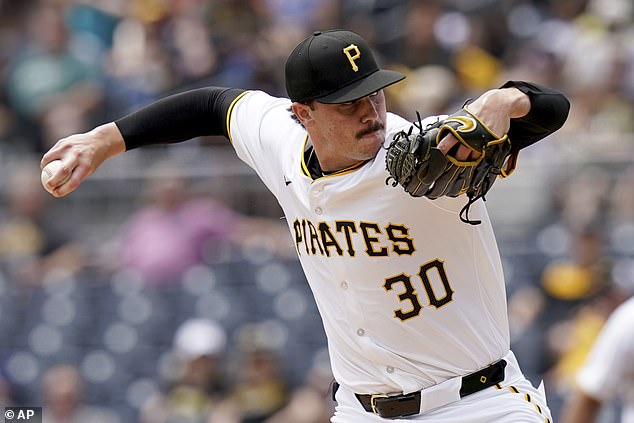 Pittsburgh Pirates starting pitcher Paul Skenes delivers during the first inning on Thursday.