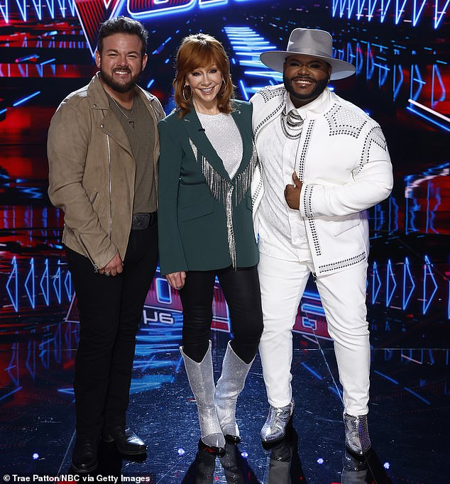 The gospel singer praised his coach Reba and said that 