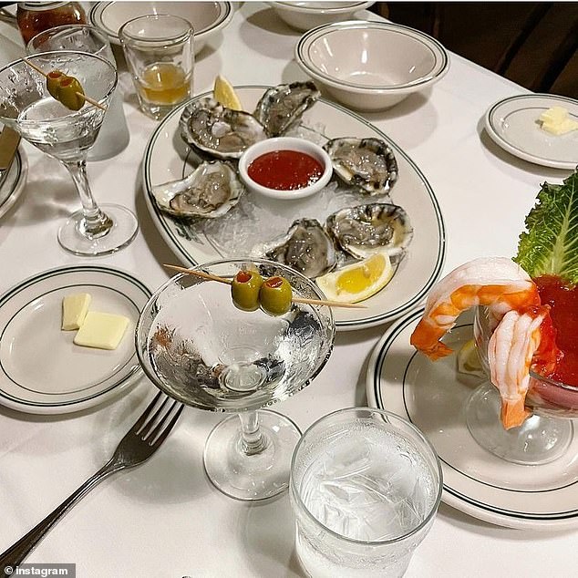 The menu focuses on traditional seafood, stews and casseroles, but 'Fridays call for oysters and martinis,' they suggest.