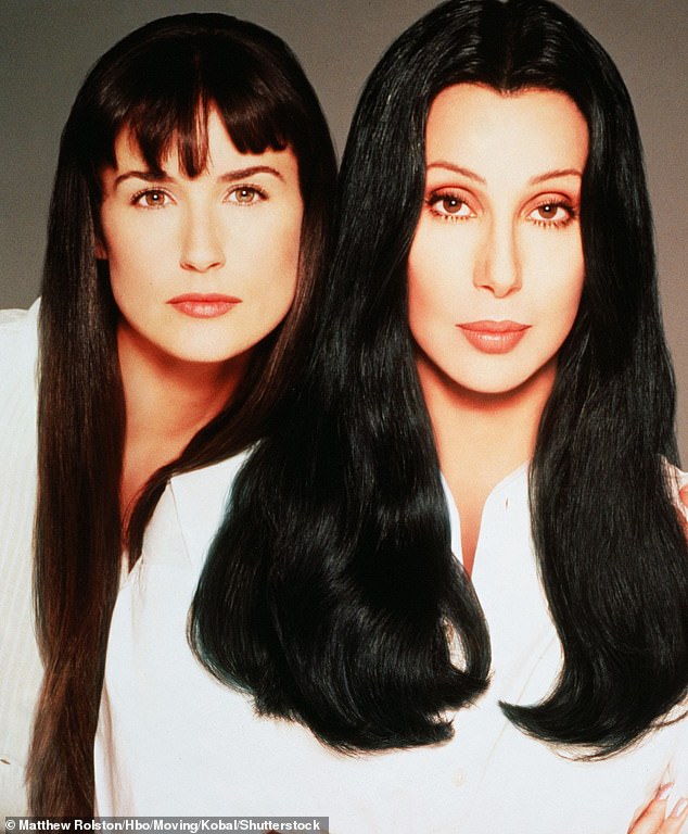 Demi and Cher enjoyed a reunion nearly 30 years after starring in the 1996 HBO series If These Walls Could Talk; the duo seen in a still image