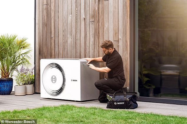 Box of goodies: Consumers purchasing a Worcester Bosch heat pump can get a £2,500 grant