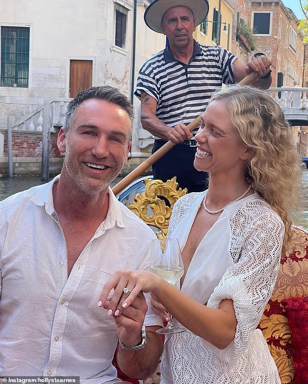 Their proposal was as special as their wedding, and Melbourne bar owner Martin John popped the question during a private gondola tour of Venice in August 2021.