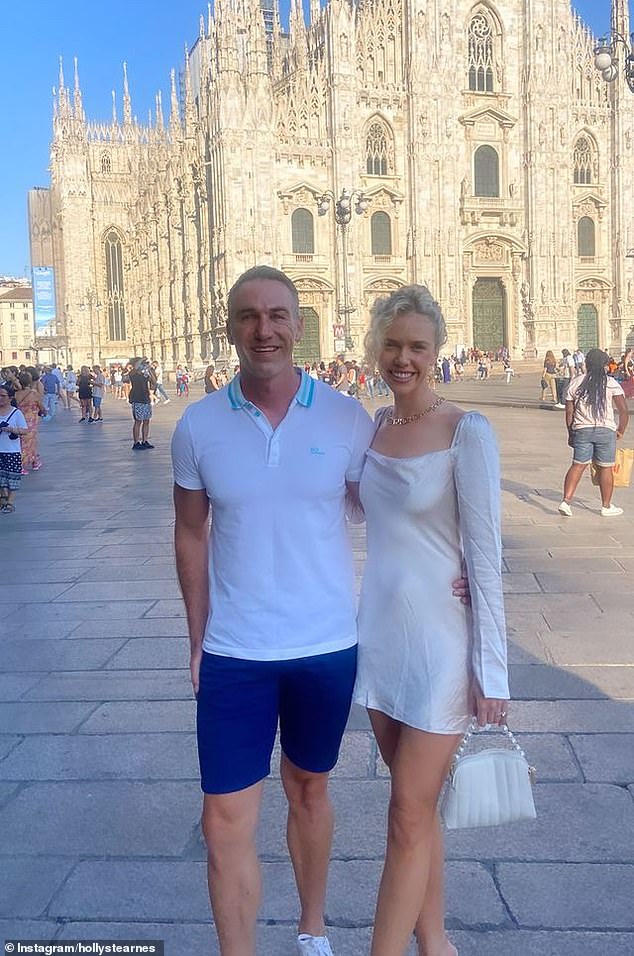 The jet-set's Instagram, where she has 4,500 followers, is filled with photographs of trips to places like Monaco, Italy (Milan pictured), Spain and Mykonos, among others.