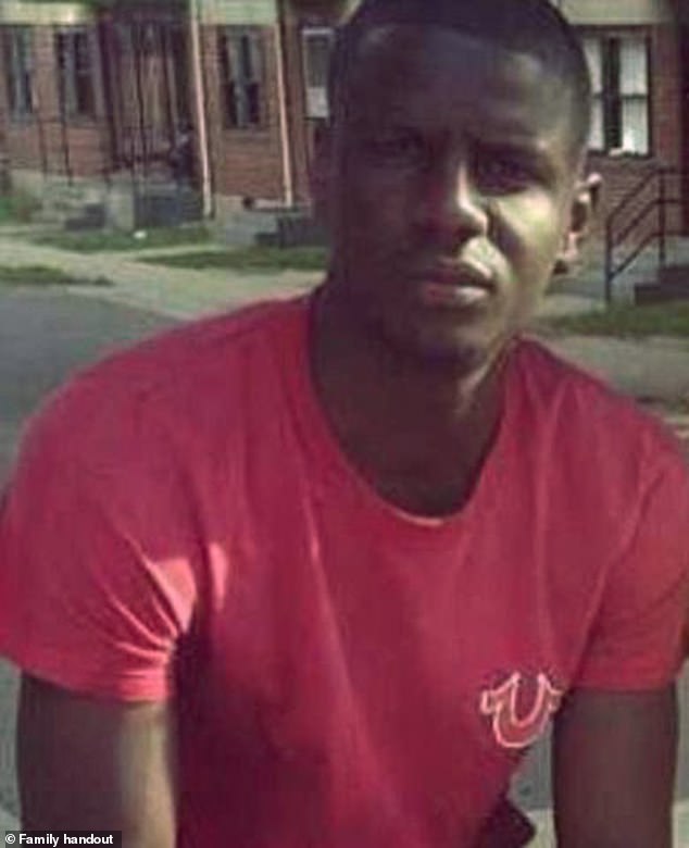 Mosby was heavily criticized in law enforcement circles for her handling of the 2015 death of Freddie Gray (pictured), who died in police custody. Mosby failed to convict any police officer involved and a judge is said to have 