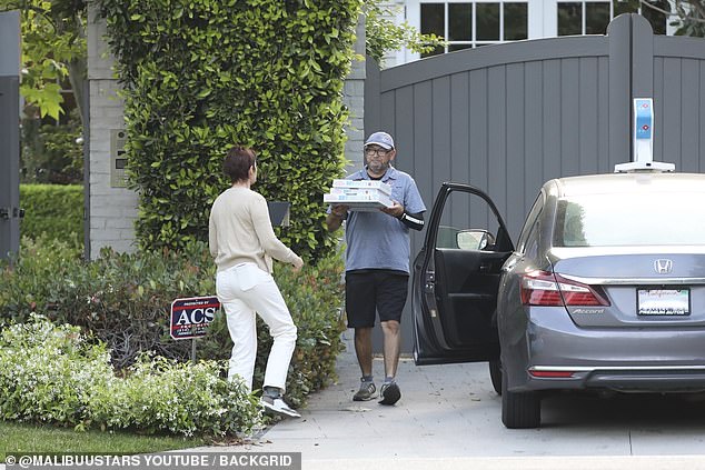 It was also recently revealed that the Brentwood home is just two blocks from his ex-wife, Jennifer Garner's.