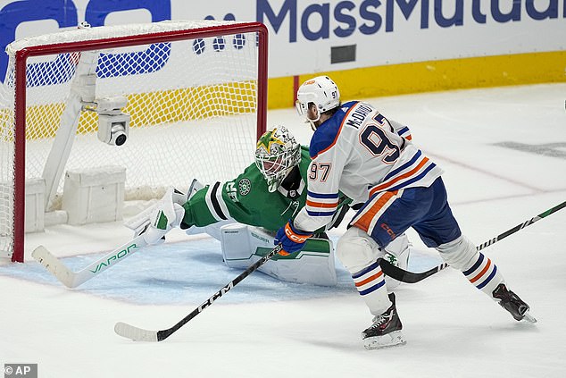 Surprisingly, McDavid failed to score into a nearly open net with five minutes left in the first overtime period.