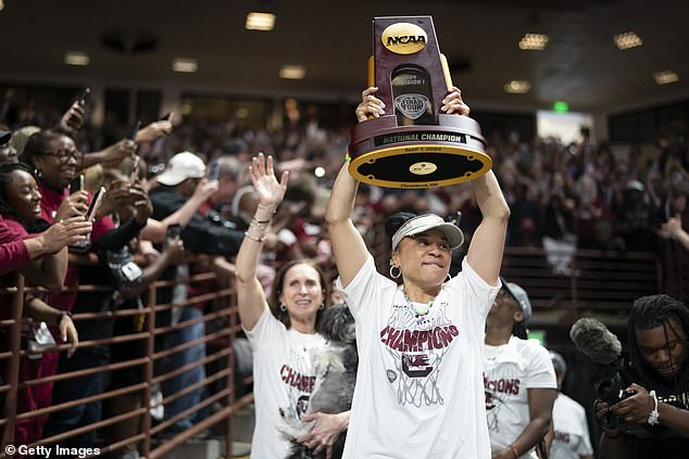 South Carolina coach Dawn Staley has helped her players secure NIL deals worth $25,000.