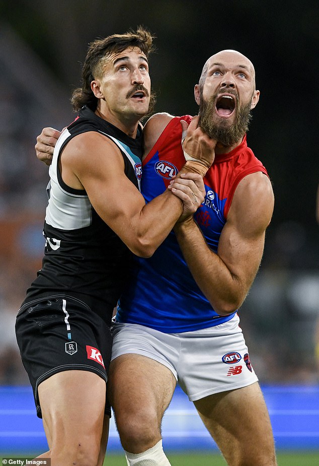 Soldo (pictured left playing against Melbourne) has not said anything publicly about the big change in his love life.