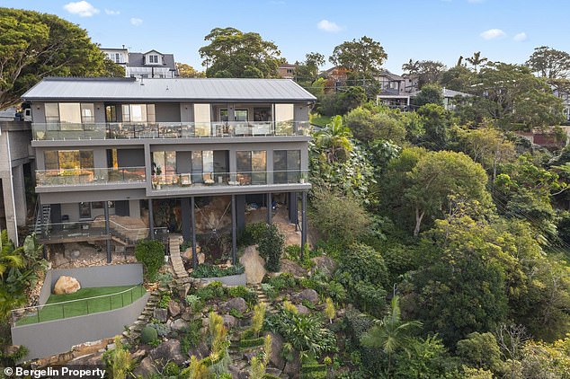 Pictured: The luxury Balgowlah property, worth an estimated $4 million, rents for $2,250 a week.