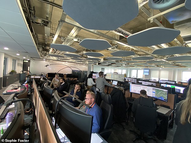 New high-tech systems have been integrated into the new ICC (above), including an artificial intelligence program designed by easyJet called 'Jetstream'.