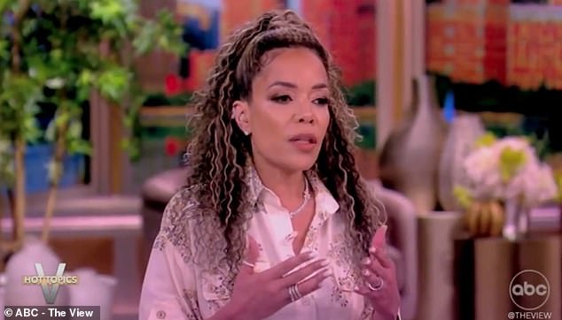 Sunny Hostin insisted Caitlin Clark's popularity comes from 'pretty white privilege'