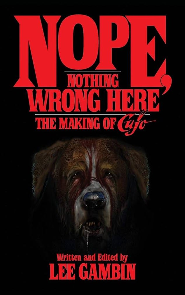 Over the past decade, he has been sought out intensively by international physical media producers to provide scholarly commentary and essays for DVD and Blu Ray releases. Pictured: The cover of Gambin's book about the making of the horror classic Cujo.