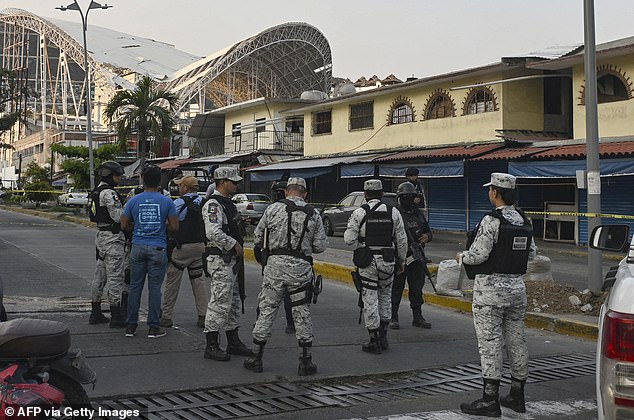 The wave of murders hit the Mexican resort city of Acapulco on Thursday after a shooting that left four men and a woman dead and one man injured. Acapulco, once a favorite landing spot for Hollywood's elite, has reported 41 homicides this month.