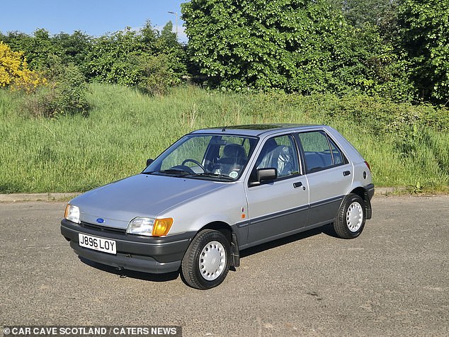 Alan Potts, owner of classic Ford car dealership Car Cave Scotland, which is based in Midlothian and now offers vehicles for sale, says the original owner used it sparingly.