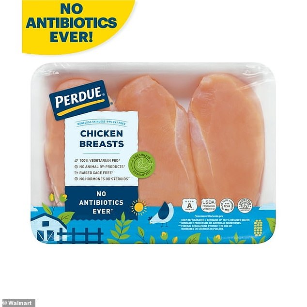 Smith's jaw dropped when he discovered that the Perdue chicken breast weighed 12 ounces.