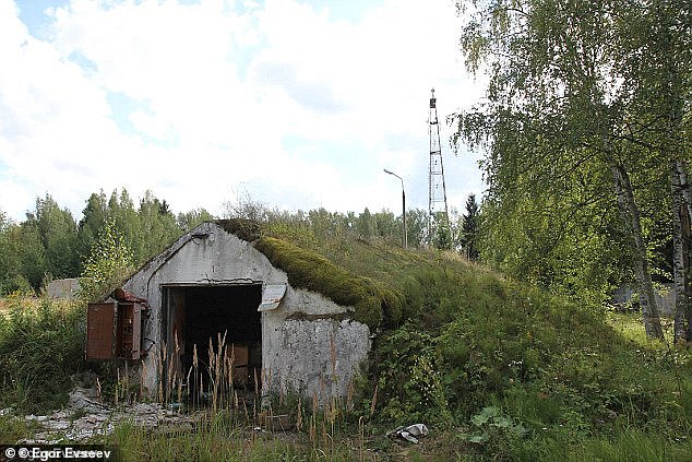 Most of the buildings, some half-buried, were destroyed or abandoned, according to Evseev, while in some areas cables had been visibly torn from the ground.