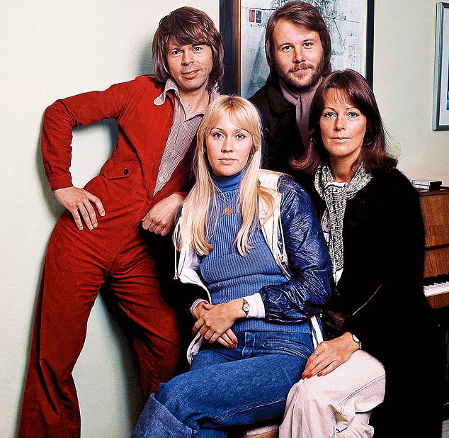 Bjorn was part of the iconic band ABBA, also composed of Agnetha Fältskog, Benny Andersson and Anni-Frid Lyngstad; They dominated the music scene during the 1970s, but called it quits in 1983 (ABBA pictured in 1976)