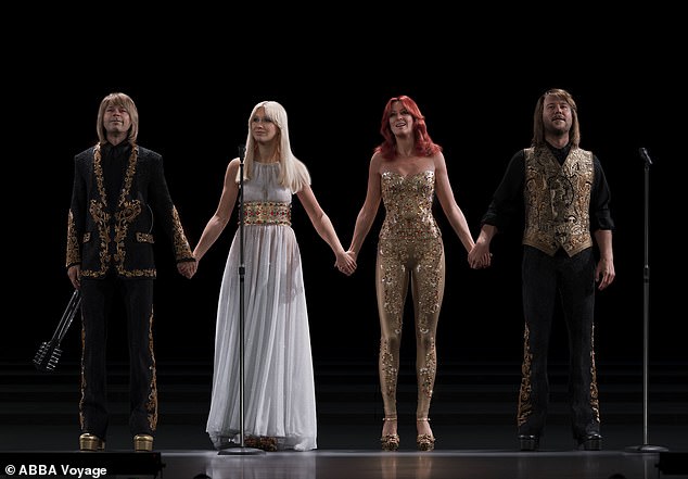 Since their separation in 1982, their catalog of music has inspired Mamma Mia! film franchise and stage show, and most recently the incredible ABBA Voyage (pictured)