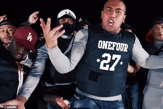 Police foil an alleged murder plot against members of prominent Sydney rap group OneFour (pictured)