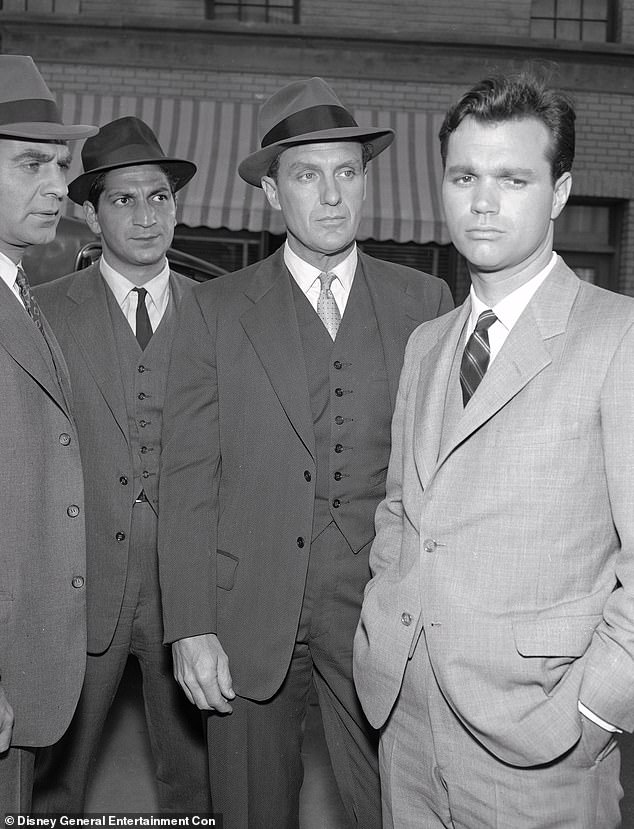 Hickman (right) also starred in many more movies and television shows as an adult, including The Untouchables series.